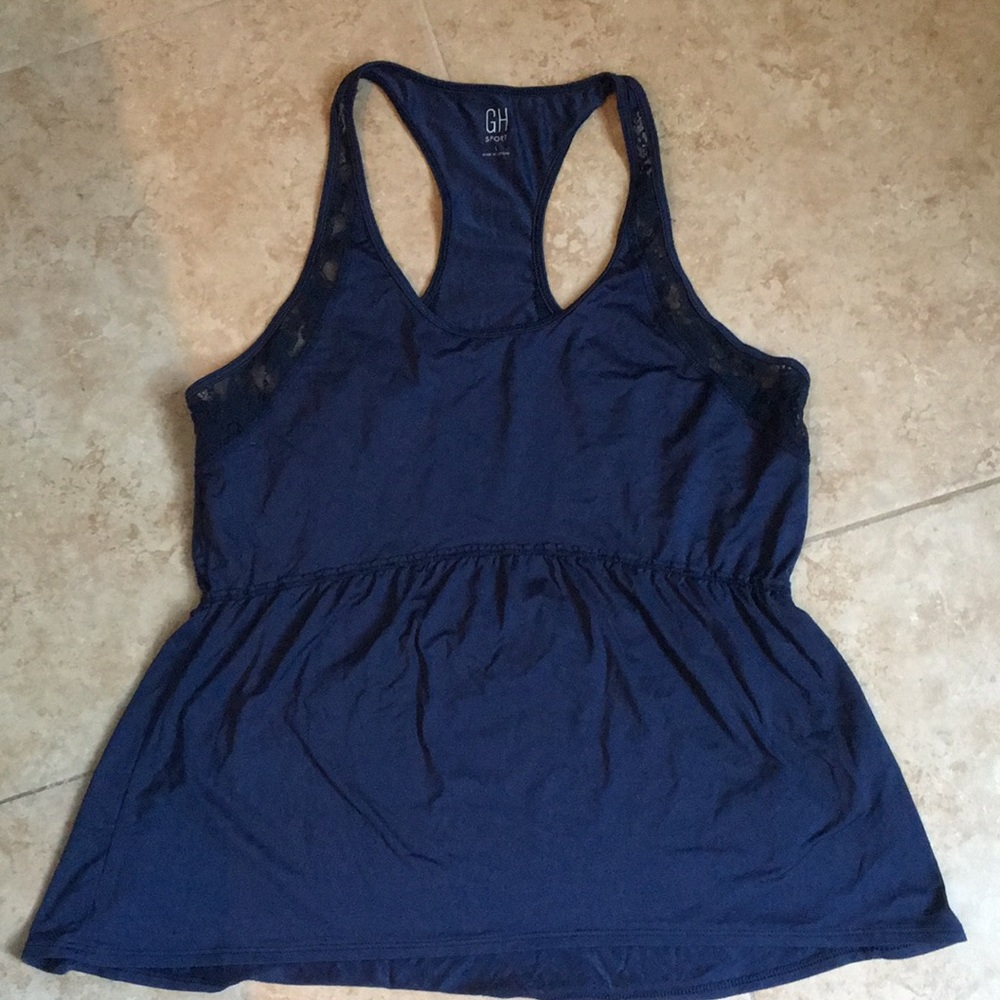 Gilly hicks sports dark navy blue tank top